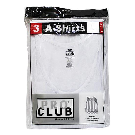 PRO CLUB プロクラブ 3枚パック タンクトップ 3P PREMIUM RINGSPUN CO...