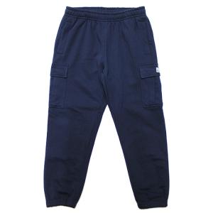 PRO CLUB プロクラブ ヘビーウェイト カーゴスウェットパンツ HEAVYWEIGHT TAPERED CARGO SWEAT PANTS ストリート ルーズシルエット ネイビー 紺 L XL｜soulstyle