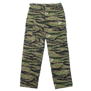 PROPPER プロッパー プロパー カーゴパンツ BDU TROUSER ストリート ミリタリー ワイドシルエット リップストップ 迷彩柄 カモフラージュ柄 タイガーカモ M L XL｜soulstyle