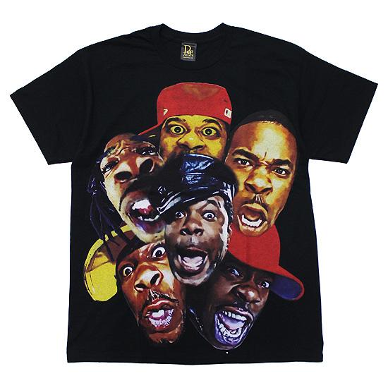 RAP ATTACK ラップ アタック 半袖Tシャツ BUSTA BIGSIZE PRINT S/S...