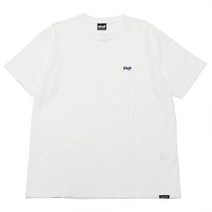 SCHOTT ショット ワンポイント半袖Tシャツ ONE POINT S/S TEE メンズ ストリート アメカジ シンプル ロゴ刺繍 3113106 ホワイト 白 M L XL