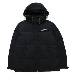 SCHOTT ショット ツートン ダウンジャケット CLASSIC 2TONE DOWN JACKET ストリート アメカジ ダウン80% フェザー20% 防寒 3122069 ブラック 黒 M L XL｜soulstyle