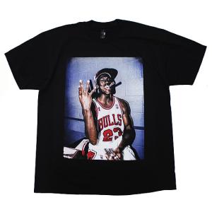 THREADS ON DEMAND スレッドオンデマンド MICHAEL JORDAN マイケル ジョーダン 半袖Ｔシャツ MICHAEL JORDAN CELEBRATION S/S TEE ブラック 黒 L XL XXL｜soulstyle