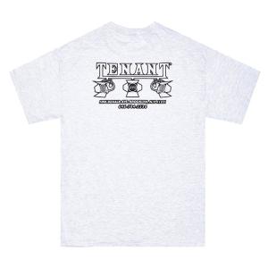 TENANT テナント 半袖Tシャツ OFF BROADWAY S/S TEE ストリート スケート バックプリント グレー L XL｜soulstyle