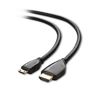 Cable Matters Mini HDMI ケーブル 3m Mini HDMI HDMI変換ケーブル 4K解像度 ハイスピードHDMI ケーブル Mini HDMI Cタイプ HDMI Aタイプ HDCP 3D対応