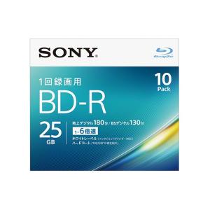 10BNR1VJPS6　ビデオ用ブルーレイディスク　BD-R 1層　6倍速　10枚パック｜sound11