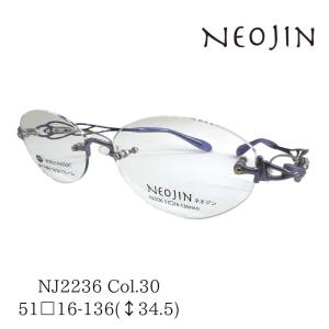 メガネフレーム／ネオジン] NEOJIN NJ2313S 鼻パッドがないフレーム