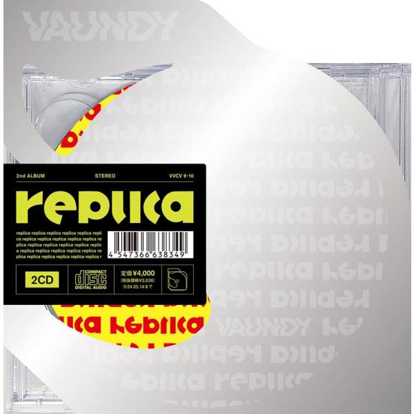 【特典配布終了】 Vaundy／replica (通常盤) (2CD) VVCV-9 2023/11...