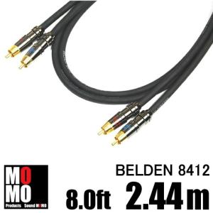 モガミ（ MOGAMI 2534 ）赤 RCAケーブル 3.0ft (92cm) 赤白ペア