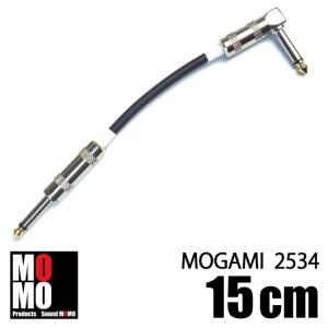 モガミ 【 MOGAMI 2534 】黒 30cm L-L型 ギターパッチケーブル