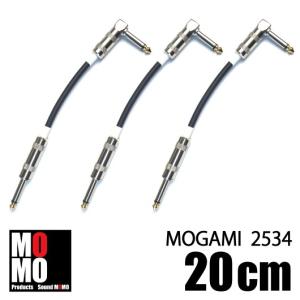モガミ 【 MOGAMI 2534 】黒 30cm L-L型 ギターパッチケーブル