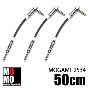 モガミ 【 MOGAMI 2534 】黒 30cm L-L型 ギターパッチケーブル