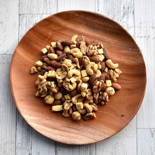 チーズ入り黒胡椒ミックスナッツ 500g　4種　アーモンド　くるみ　カシューナッツ　マカダミアナッツ...