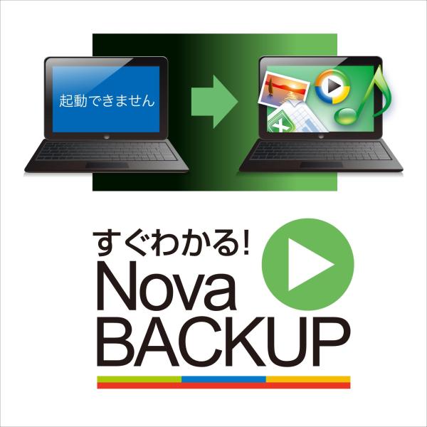 ソースネクスト すぐわかる! 「NovaBACKUP」 最新 DL_SNR 爆買