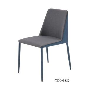 TDC-9832 TDC-9835 ダイニングチェアー ブルー グレー セリオ あずま工芸 SERIO 食堂 食卓 いす イス シンプル 洋風 布張り
