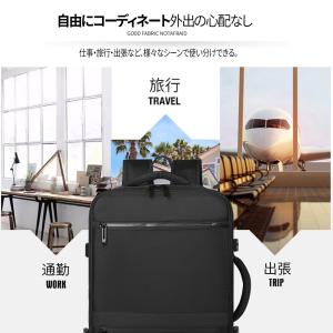 最新作 多機能 シンプル リユック 防水 撥水...の詳細画像3