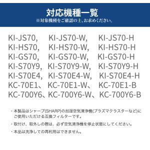 シャープ 空気清浄機 フィルター 加湿空気清浄...の詳細画像2