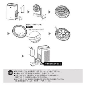 シャープと互換性ある 使い捨て加湿プレフィルタ...の詳細画像4