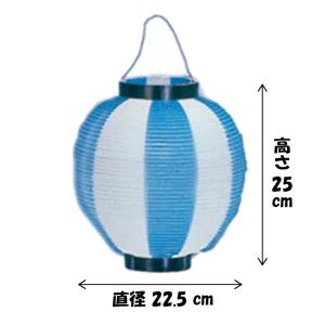 ポリ提灯 5色(赤青黄緑桃)セット H25×W...の詳細画像4