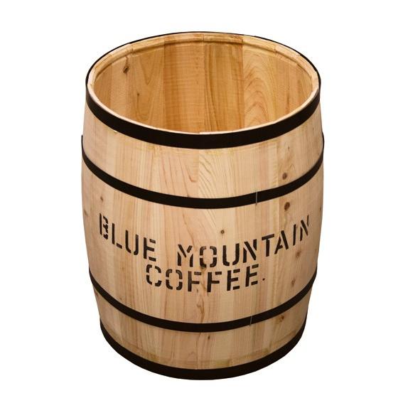 コーヒー樽 ナチュラル 高さ49cm 容量60L/コーヒーバレル 木製 ごみ箱 傘立て 収納箱 檜 ...