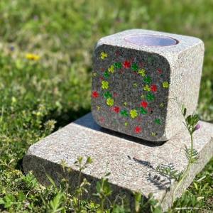 【フルオーダー】ペットの墓石　墓石　カスタマイズ　犬　猫　供養　愛猫　愛犬　メモリアル　手元供養にも