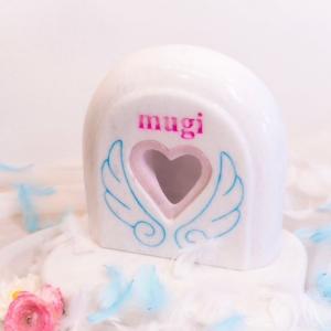 【大】セミオーダー　『エンジェルハート』ペットは大切な家族　アーチ型　お墓　お手元供養　ペット