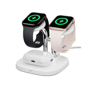 アップルウォッチ 充電器 スタンド 2台同時、Apple Watch対応 急速充電器、Apple Watch 11/10/9/8/7/6/5/4/3/2、Ultra 3/Ultra 2/Ultra/SE 3/SE 2/SE