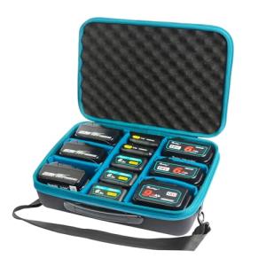 Waitelyバッテリー収納ケース/工具収納ケース マキタバッテリーの整理整頓や保護 充電器や小型工具を対応できる 大容量かつ多機能な収納ケース マキ