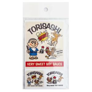 「TORISASHI」 鶏刺 とりさし 鹿児島 オリジナル ステッカー シール 鹿児島 お土産 UV...