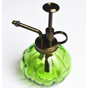 アンティーク 風 霧吹き ガラス ボトル スプレー レトロ