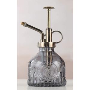 アンティーク 風 霧吹き お洒落 エンボス加工 ボトル