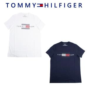 トミーヒルフィガー TOMMY HILFIGER Tシャツ フロント ロゴ 半袖 メンズ 丸首 09t4325 ラッピング不可 ネコポスでお届け｜southcoast