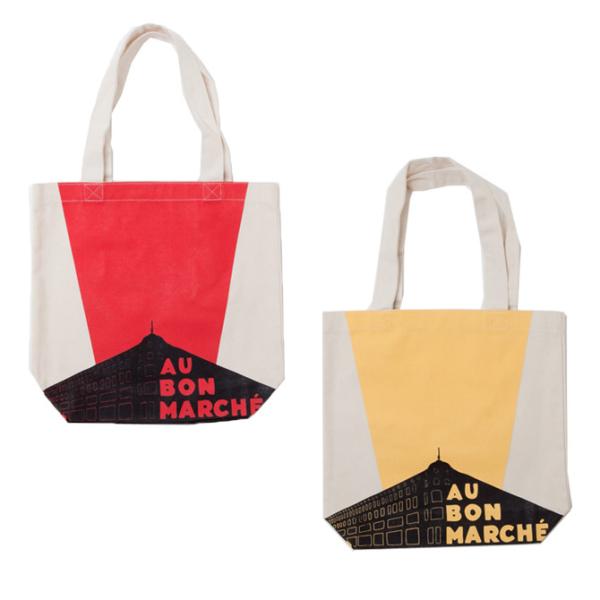 Bon Marche エコバッグボンマルシェトートバッグ ショッピングバッグ コットン ボンマルシェ...