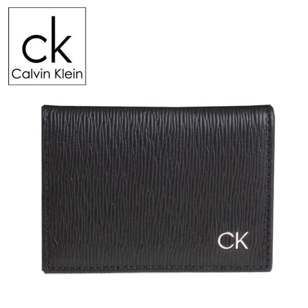 カルバンクライン Calvin Klein カードケース 名刺入れ ロゴ レザー メンズ 31ck2...