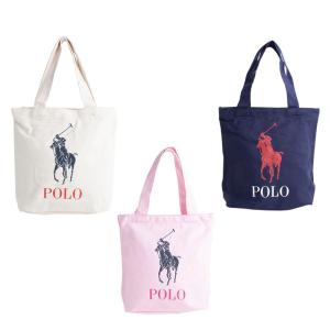 ラルフローレン RALPH LAUREN トートバッグ ポロ ビッグポニー ファスナー コットン レディース メンズ 9ar018｜southcoast