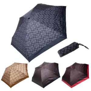 【新品・未使用】coach　コーチ　傘　折りたたみ　シグネチャー　ハート COACH コーチ 傘 ナイロン シグネチャー クレヨン ハート