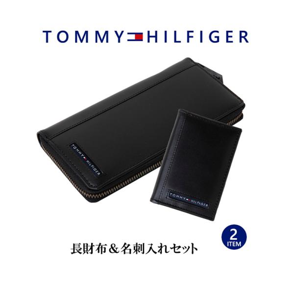 【並行輸入品】トミーヒルフィガー TOMMY HILFIGER ラウンドファスナー長財布 名刺入れ ...