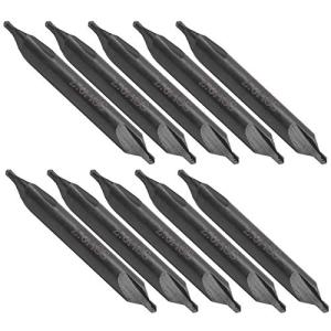 Ruiart 10個のセンタリングドリルビット Aタイプ2mm産業用加工工具 拡大チップフルート付き ベンチドリル フライス盤 マシニングセンタ