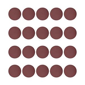 Utoolmart サンディングペーパー ディスクペーパー サンディングディスク 6インチ 番手180# 20枚入り 粘着サンドペーパー ディス