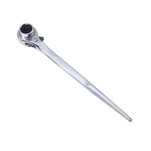 Utoolmart ラチェットレンチ 両口ラチェットレンチ 足場ラチェットレンチ タイプ差込角 バナジウム鋼製ヘッド 19〜22mm 調節 カラ