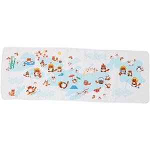 山本仁商店 ふくこい ふんわり二重ガーゼ手拭い 福たぬき 約32×89cm