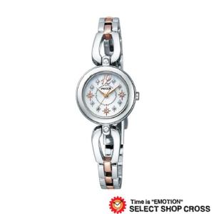 特価 シチズン CITIZEN ウィッカ wicca レディス 腕時計 ソーラーテック ブレス KF2-013-11-S シルバー×ゴールド