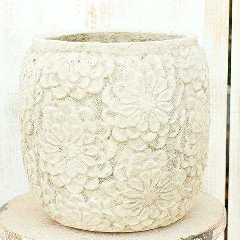 ガーデニング雑貨 鉢 マム ラージポット アンティーク調 ブロカント