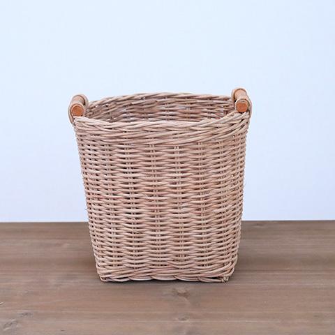 インテリア雑貨 木製カゴ MERRY ポット バスケット スクエア L インテリア かご おしゃれ ...