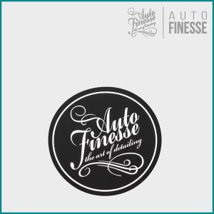 オートフィネス　ラウンドロゴステッカー　シール　デカール　マット　アルミ　艶消し　AUTO FINESSE ROUND LOGO STICKER｜southsea