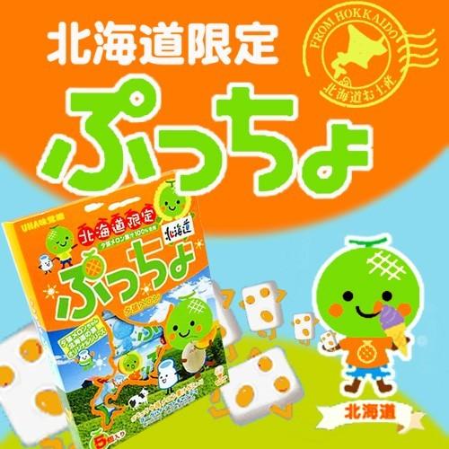 ぷっちょ 夕張メロン 5本入×1箱 UHA味覚糖 北海道 お土産 おやつ お菓子 ご当地 キャンディ...