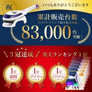 スチームアイロン ハイパワー ワンプッシュでス...の詳細画像1