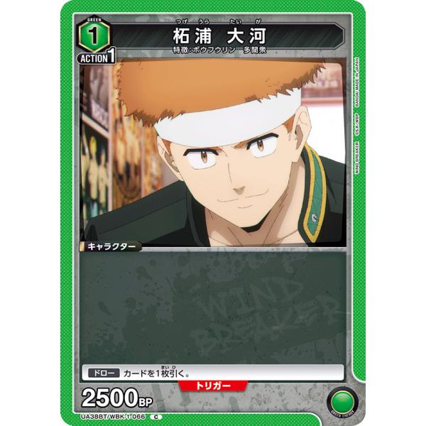 柘浦　大河〔C〕【緑】(UA38BT/WBK-1-066)　〈WIND BREAKER　ユニオンアリ...
