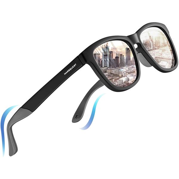 北米ブランド-2025年4月取扱開始｜MARSQUEST メンズ サングラス UVカット 偏光 スポ...