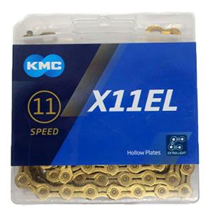 KMC X11EL チェーン 11速/11S/11スピード/11speed 用 118Links (ゴールド) [並行輸入品]｜sowaka-online-shop